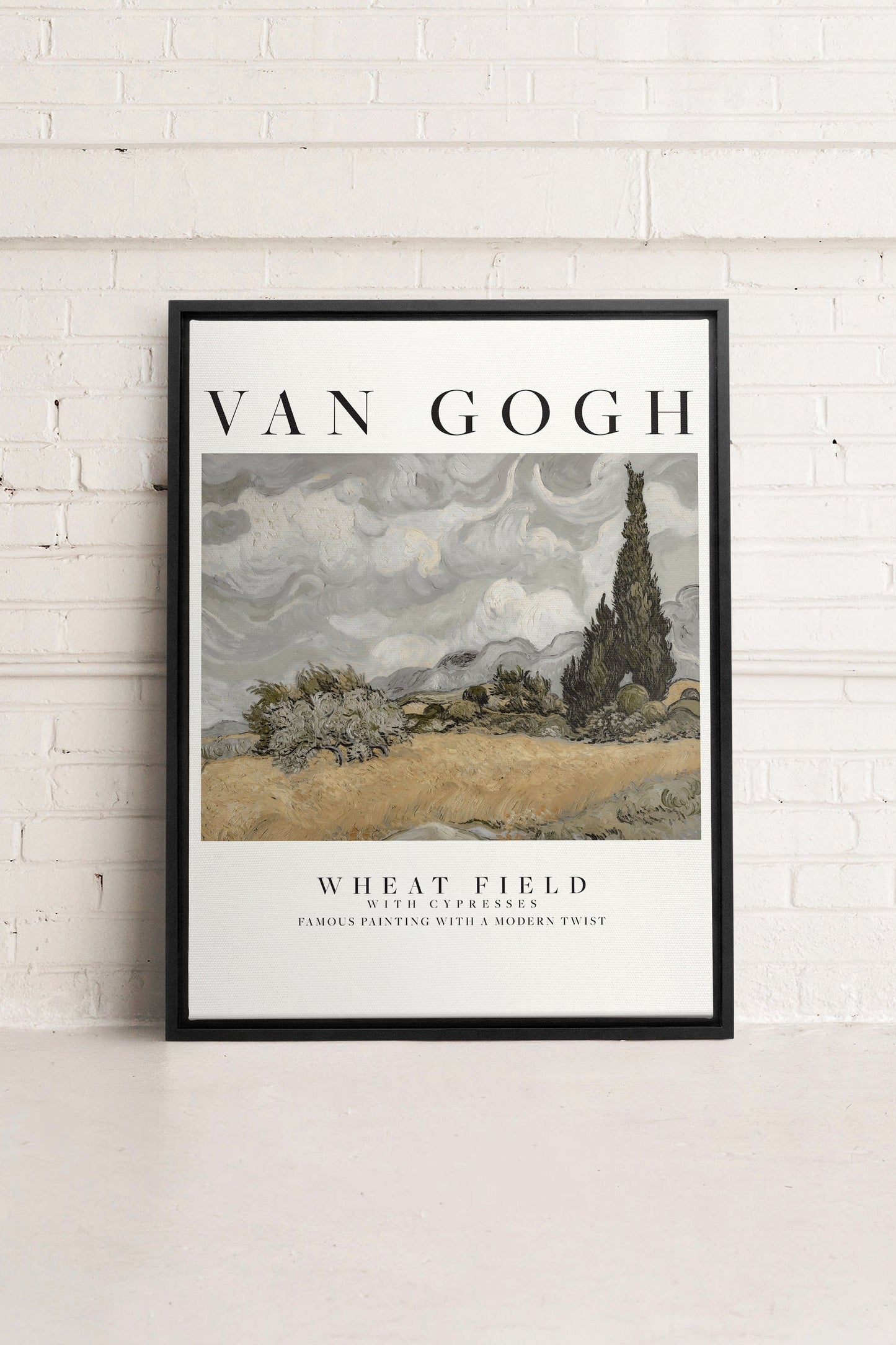 WHEATS FIELD, Oeuvre sur toile étirée