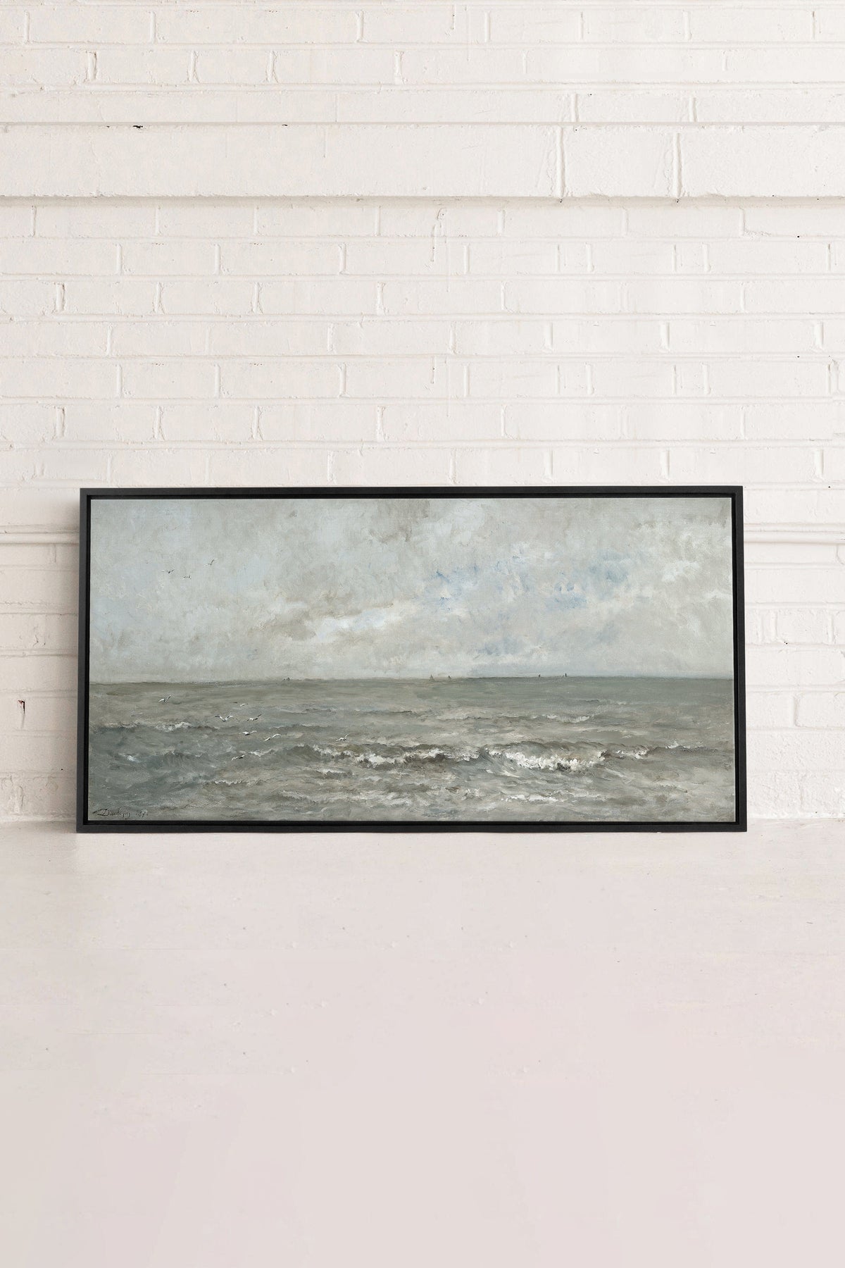 SIGNATURE SEASCAPE, Oeuvre sur toile étirée