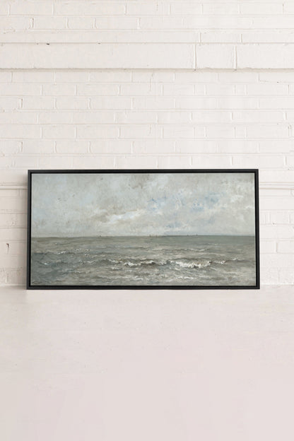 SIGNATURE SEASCAPE, Oeuvre sur toile étirée