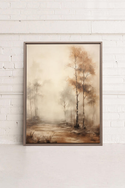 ENIGMATIC FOREST, Oeuvre sur toile étiré