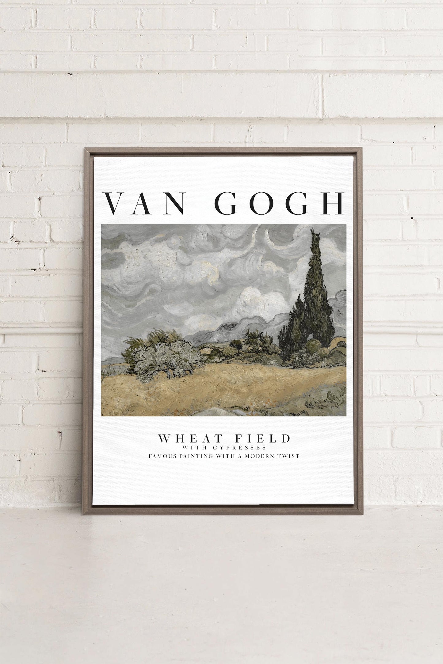 WHEATS FIELD, Oeuvre sur toile étirée