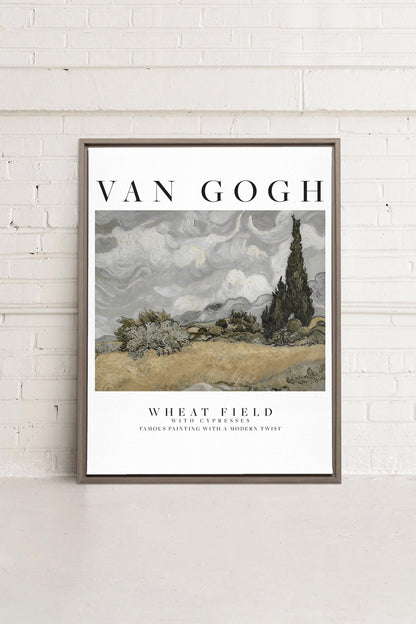 WHEATS FIELD, Oeuvre sur toile étirée