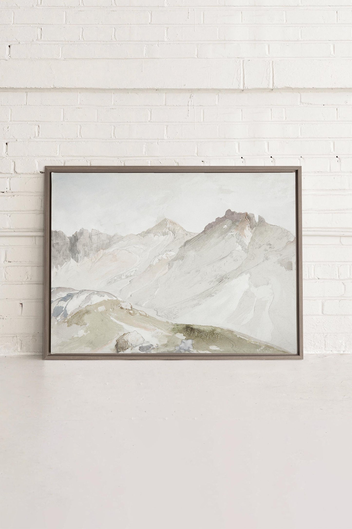 MOUNTAIN VIEW, Oeuvre sur toile étirée