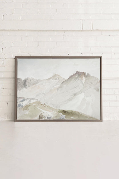 MOUNTAIN VIEW, Oeuvre sur toile étirée