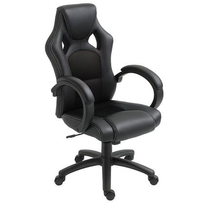 Erling Gaming-Office Chair with Swivel and Tilt Functions-Black