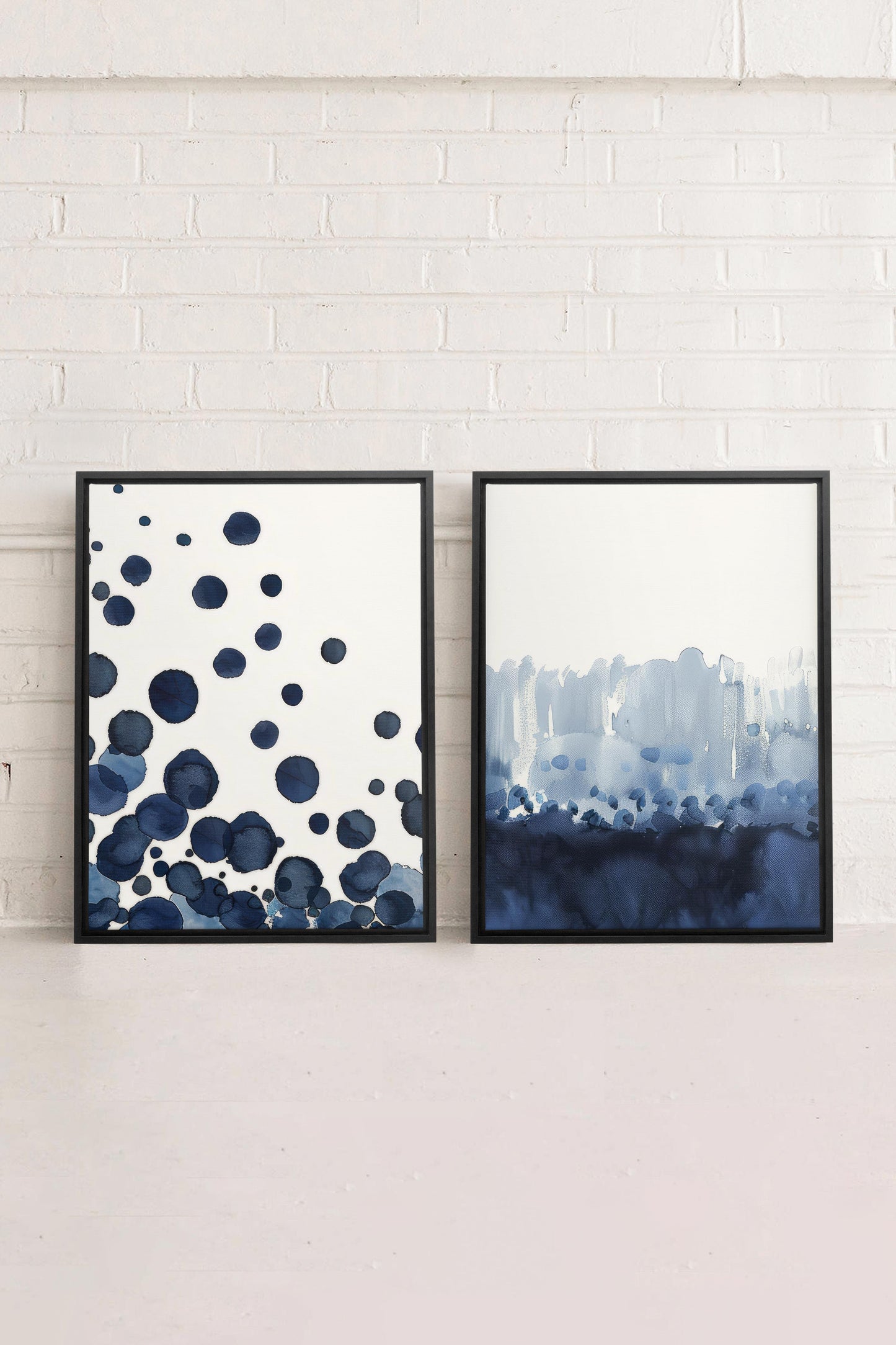 OCEAN MIST DUO (2 Oeuvres sur toile étirée)