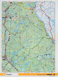 Backroad Mapbooks Temagami Neon-23 Waterproof Tear-Resistant Topographic Map