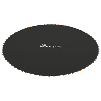 Trampoline Replacement Mat, Fits 14' Trampoline w/ 80 V-Hooks & 5.5" Springs (Spring & Frame not Included), Black