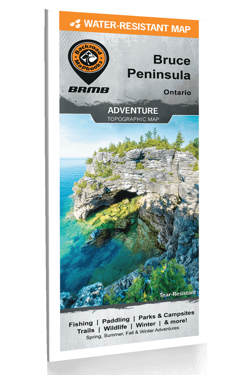 Backroad Mapbooks Bruce Peninsula Tear-Resistant Topographic Map