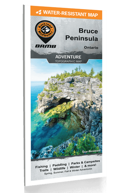Backroad Mapbooks Bruce Peninsula Tear-Resistant Topographic Map
