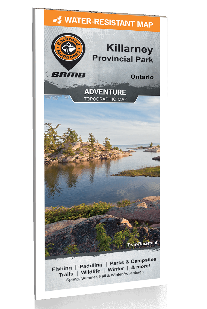 Backroad Mapbooks Killarney Tear-Resistant Topographic Map