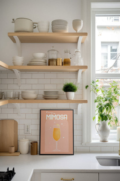 ORANGE MIMOSA, Oeuvre sur toile étirée