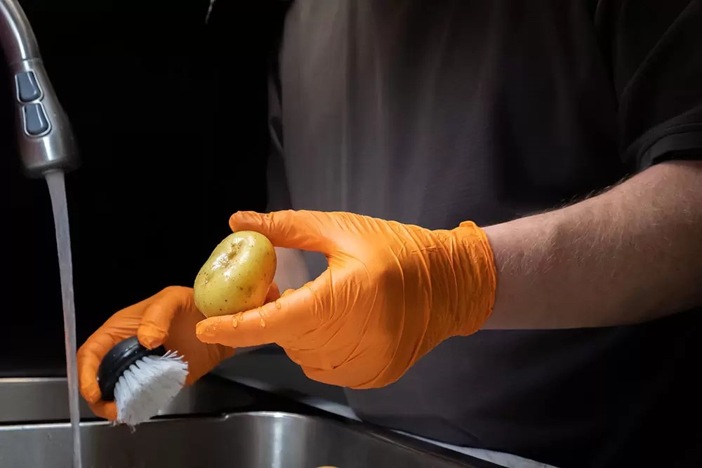 Aurelia Nitrile Ignite Orange Gloves 7.0 mil