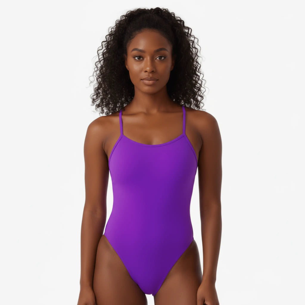 Orchid Open Back Performance Training Swimsuit by Norca