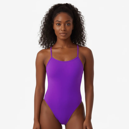 Orchid Open Back Performance Training Swimsuit by Norca