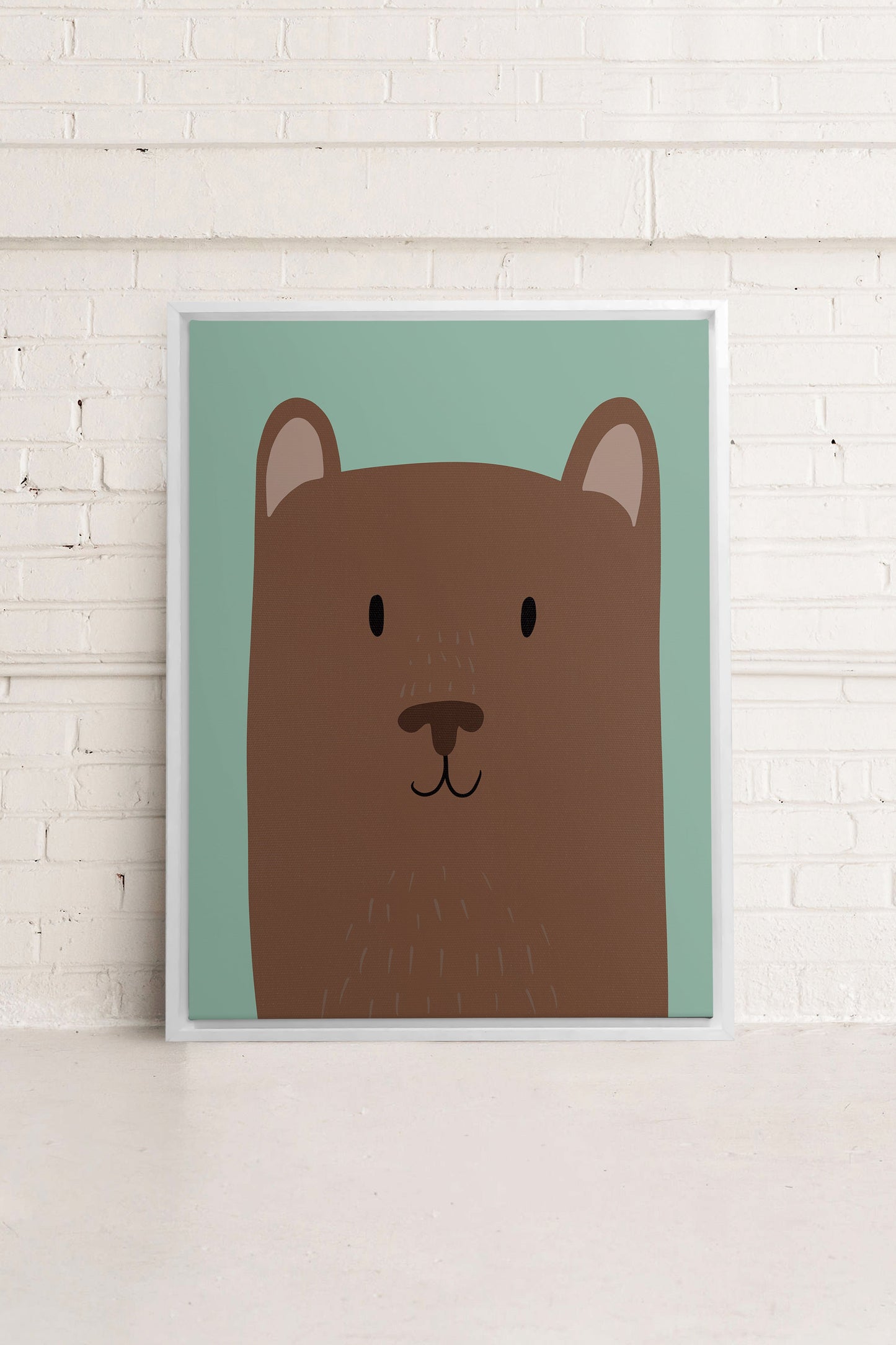 OURS, Oeuvre sur toile étirée
