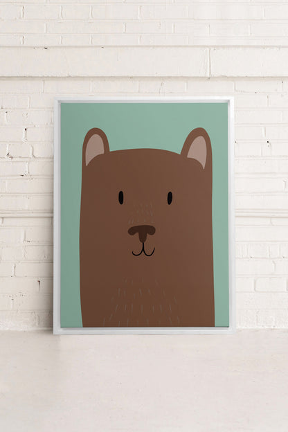 OURS, Oeuvre sur toile étirée