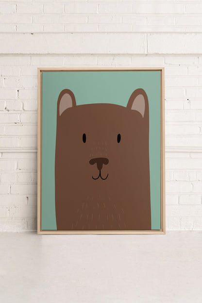 OURS, Oeuvre sur toile étirée