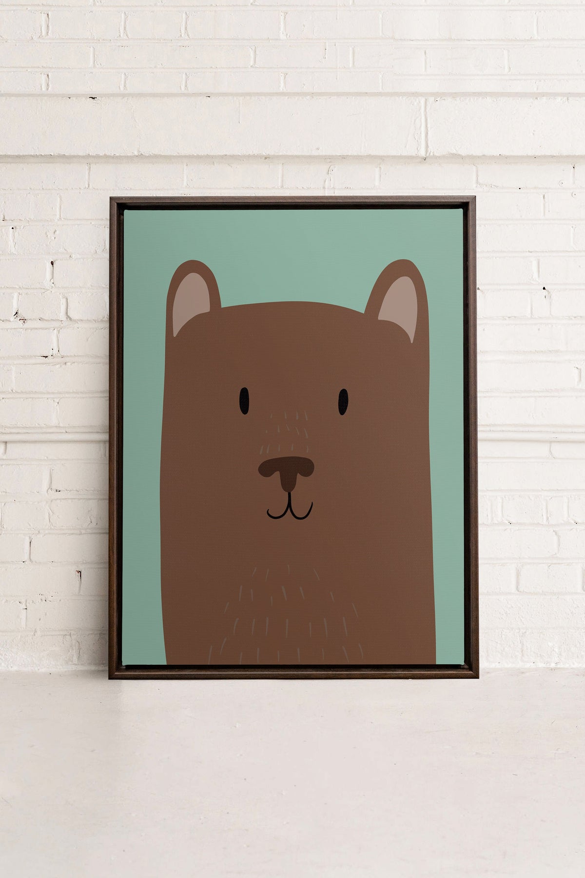 OURS, Oeuvre sur toile étirée