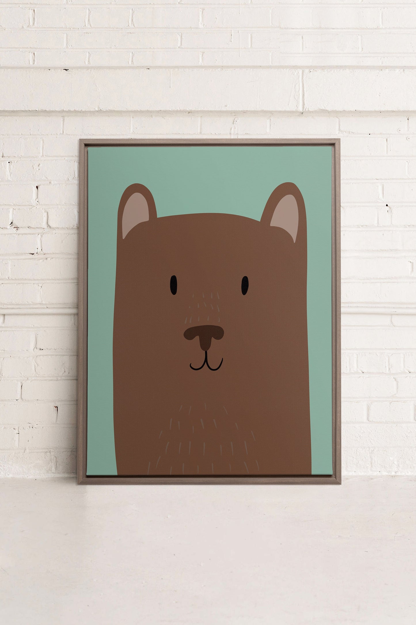 OURS, Oeuvre sur toile étirée