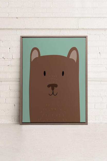 OURS, Oeuvre sur toile étirée
