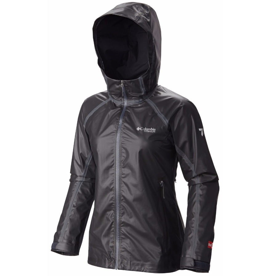 Columbia Women's Titanium Outdry Gold Tech Rain Jackets Size XS