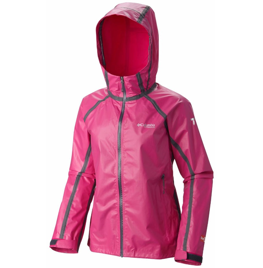 Columbia Women's Titanium Outdry Gold Tech Rain Jackets Size XS