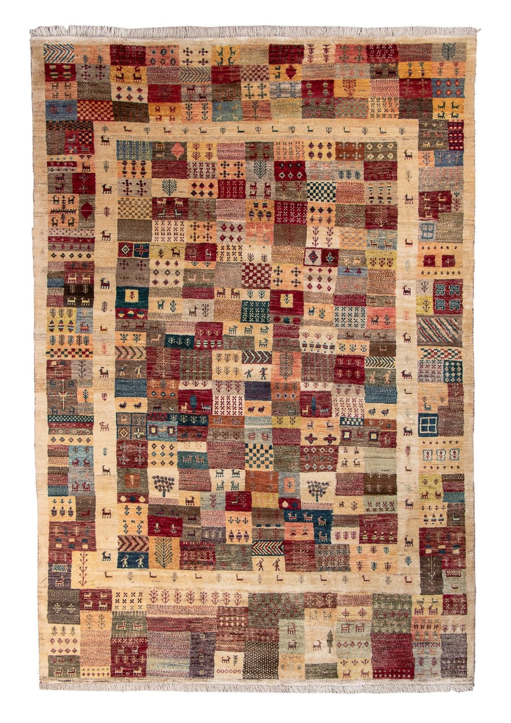 Persian Gabbeh Rug | 6' 3" x 9' 7"