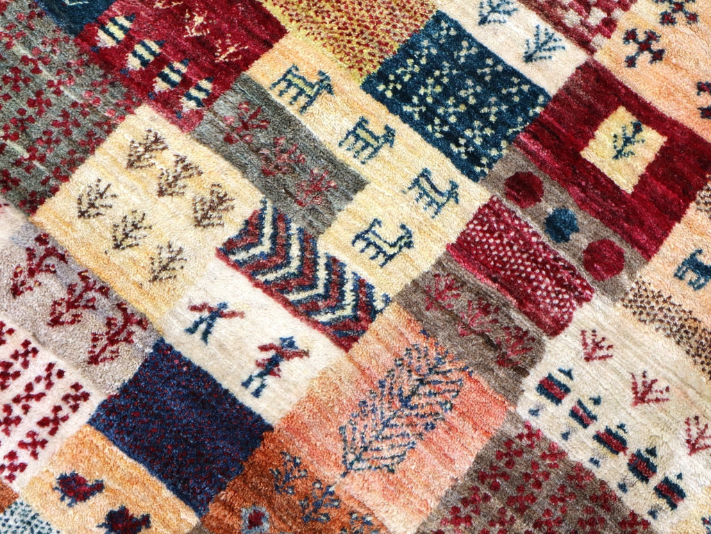 Persian Gabbeh Rug | 6' 3" x 9' 7"