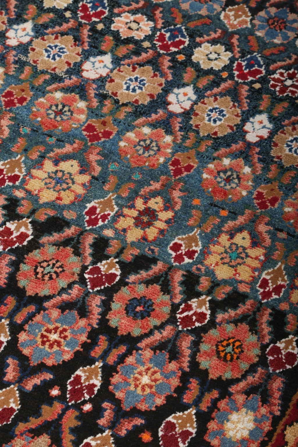 Persian Hamadan Runner Rug | 3' 9" x 9' 2"