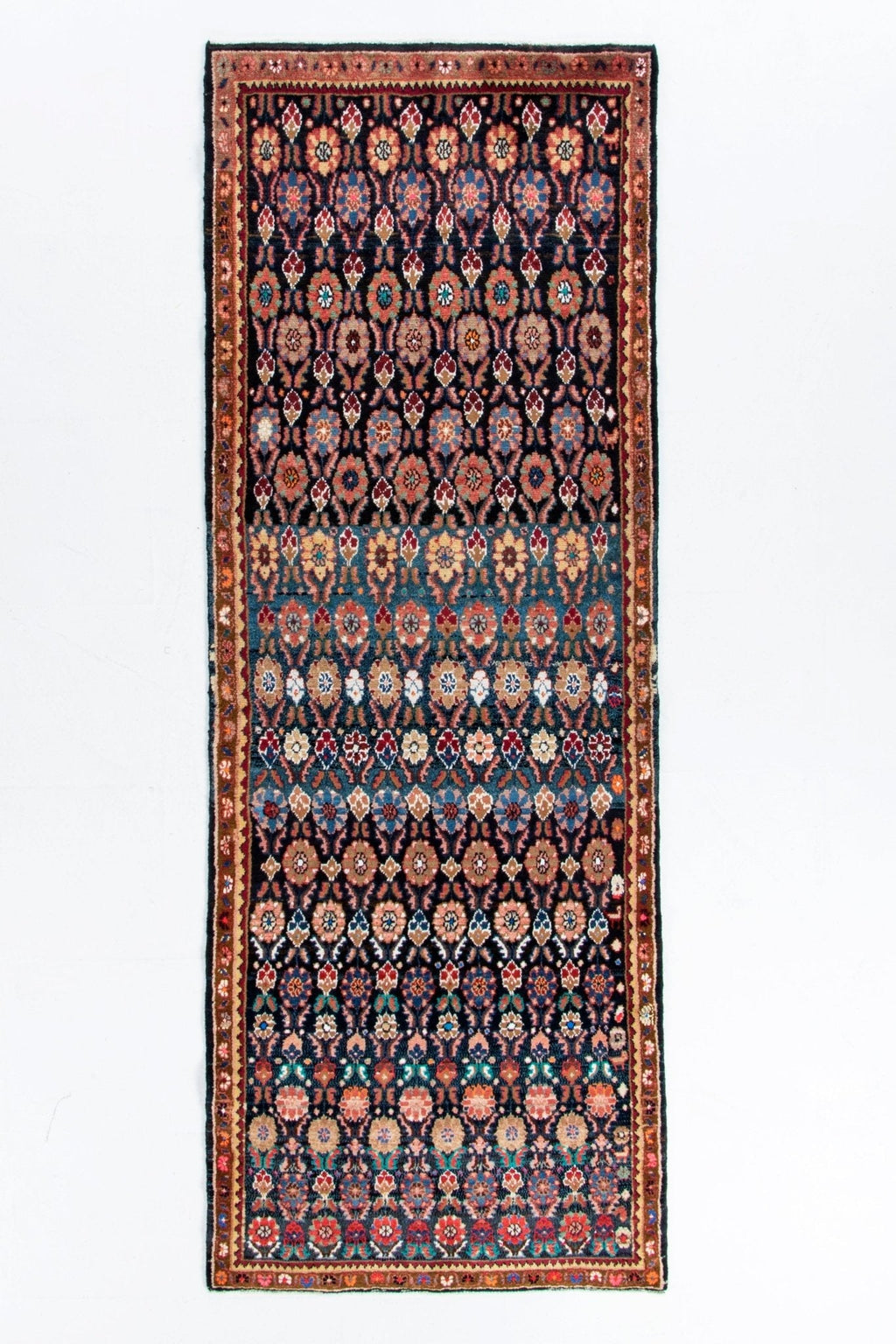Persian Hamadan Runner Rug | 3' 9" x 9' 2"
