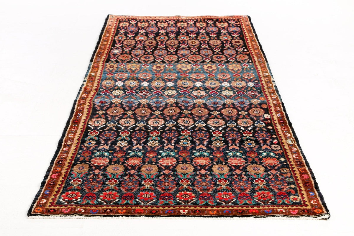 Persian Hamadan Runner Rug | 3' 9" x 9' 2"