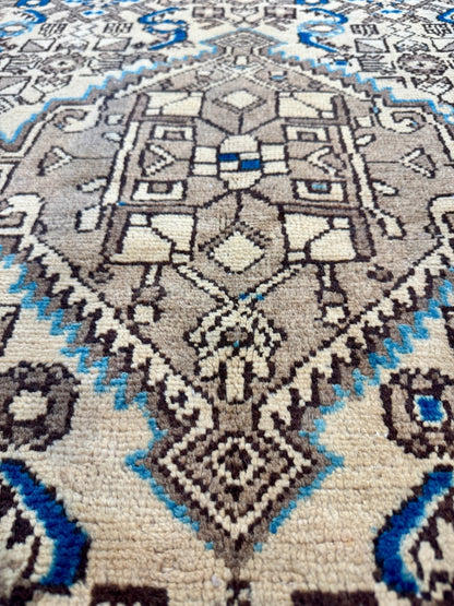 Persian Hosseinabad Runner Rug | 3' 8” x 10' 2"