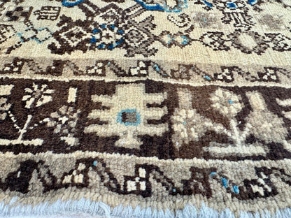 Persian Hosseinabad Runner Rug | 3' 8” x 10' 2"