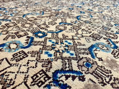 Persian Hosseinabad Runner Rug | 3' 8” x 10' 2"