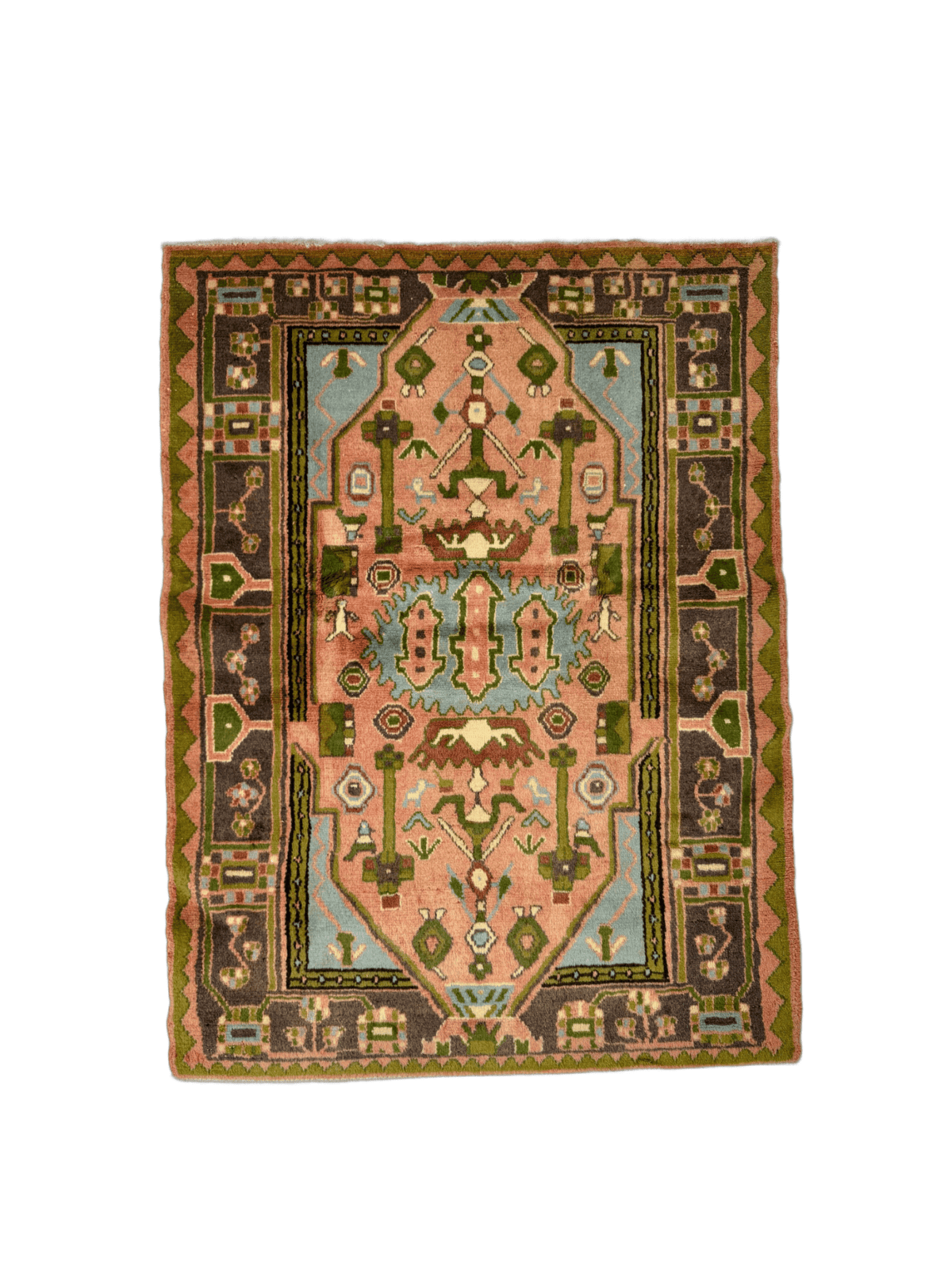 Persian Jozan Rug | 3' 7” x 4' 11"