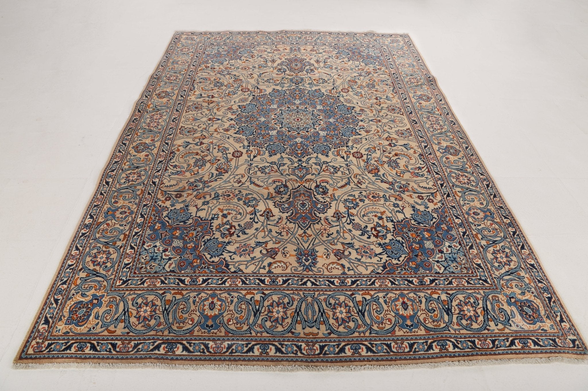 Persian Kashmar Rug | 6' 7" x 9' 4"
