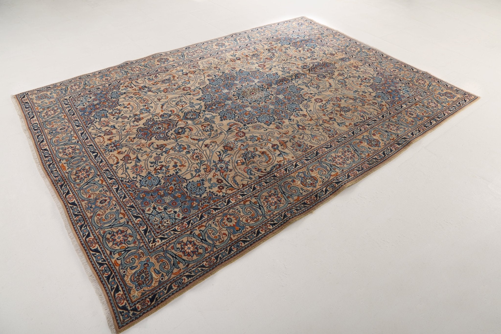 Persian Kashmar Rug | 6' 7" x 9' 4"