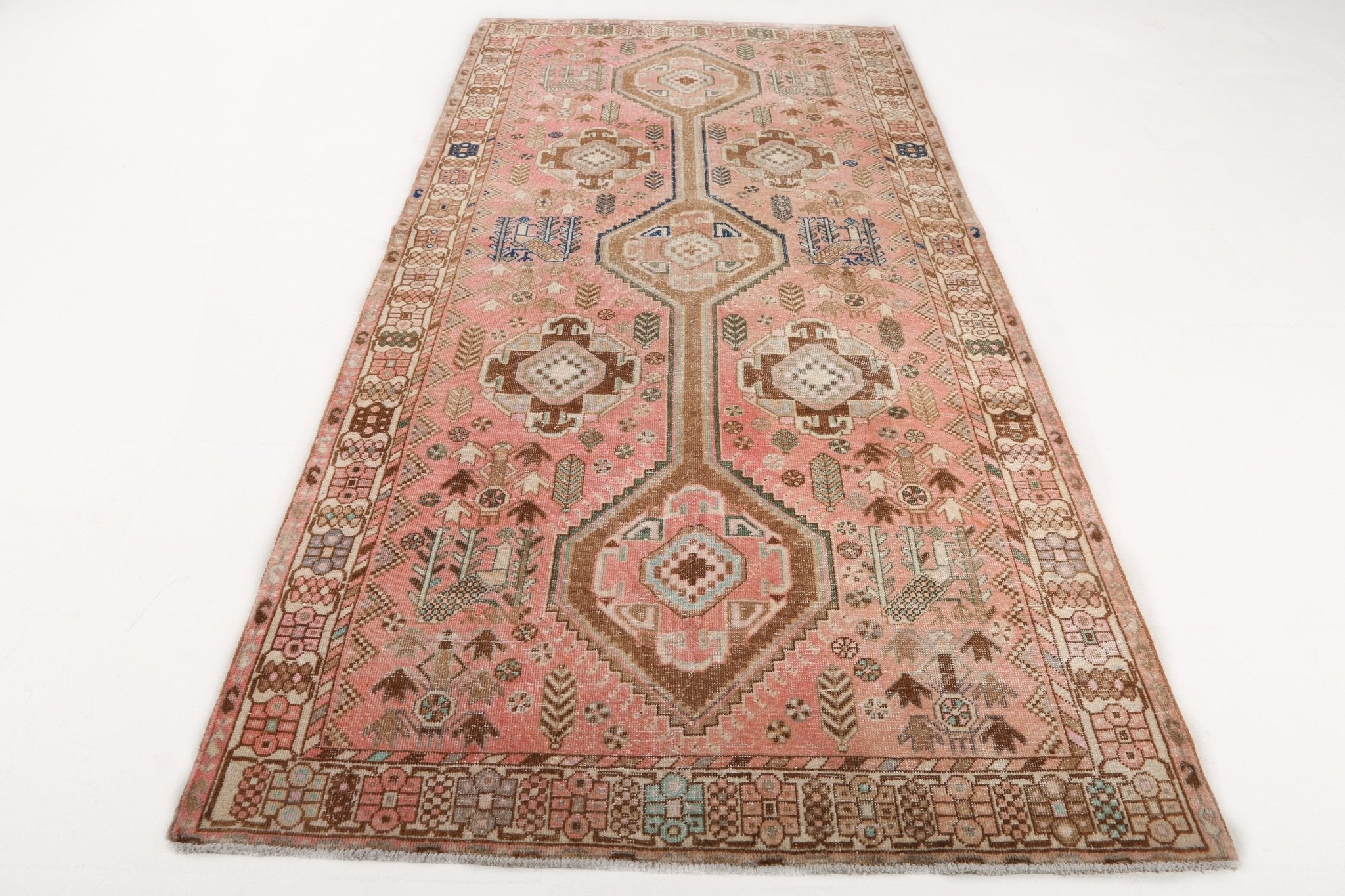 Persian Mahal Rug | 4' 9" x 9' 5"