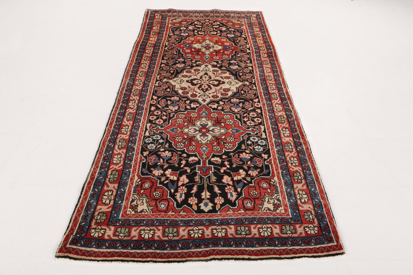Persian Mahal Runner Rug | 3' 9" x 9' 3"