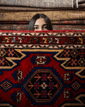 Persian Mazlaghan Rug | 2' 7" x 4' 2"