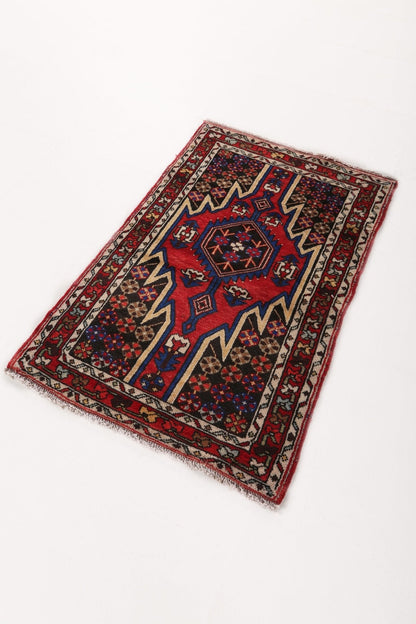 Persian Mazlaghan Rug | 2' 7" x 4' 2"