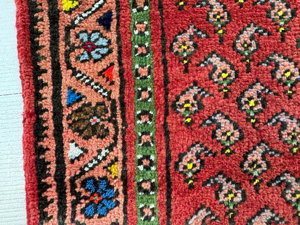 Persian Mir-Boteh Runner Rug | 2' 1” x 9' 5"