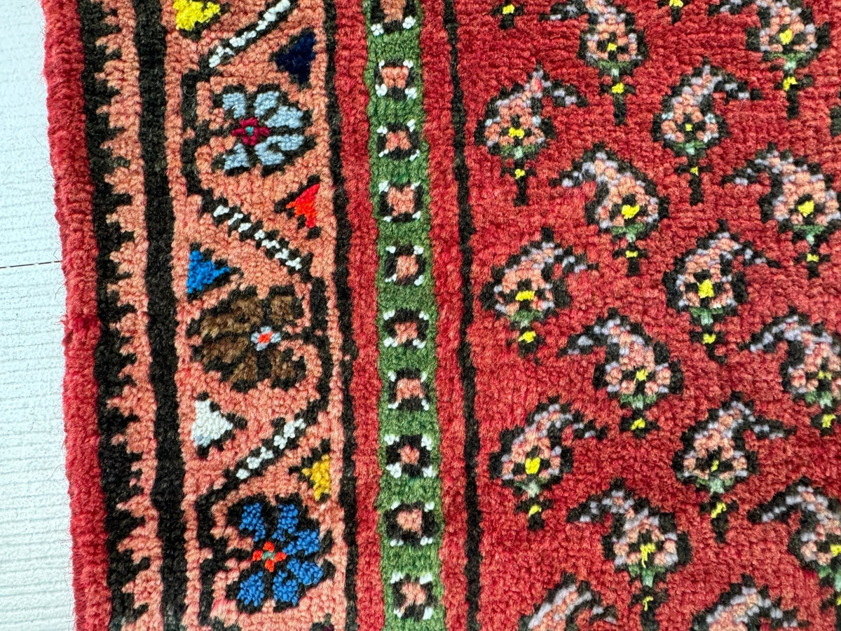 Persian Mir-Boteh Runner Rug | 2' 1” x 9' 5"