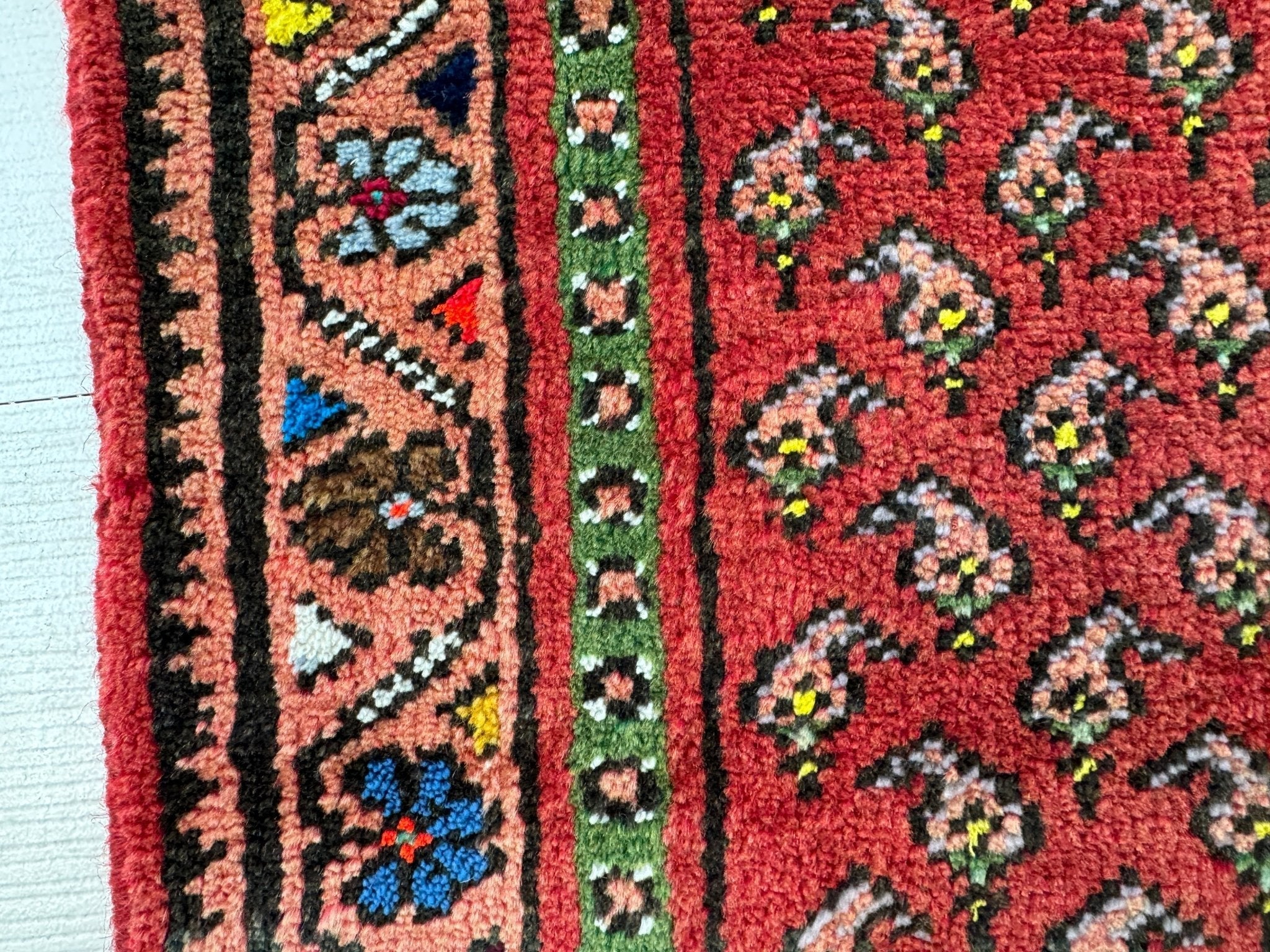 Persian Mir-Boteh Runner Rug | 2' 1” x 9' 5"