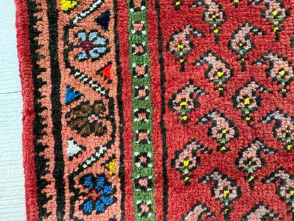 Persian Mir-Boteh Runner Rug | 2' 1” x 9' 5"