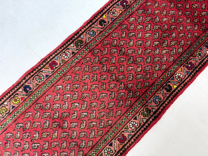 Persian Mir-Boteh Runner Rug | 2' 1” x 9' 5"