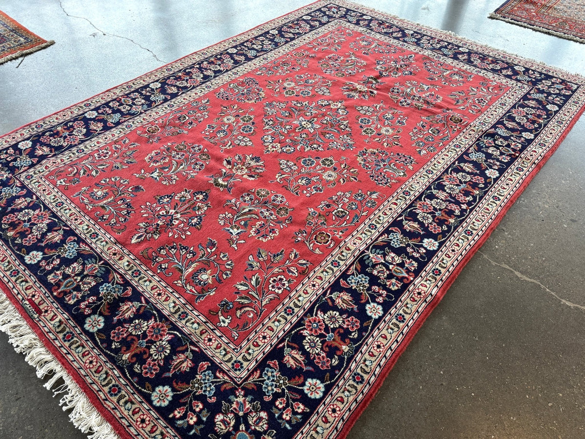 Persian Sarouk Rug | 6' 11" x 9' 10"