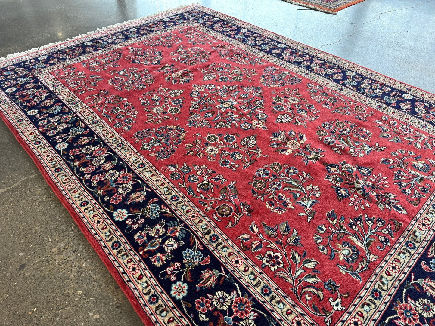 Persian Sarouk Rug | 6' 11" x 9' 10"