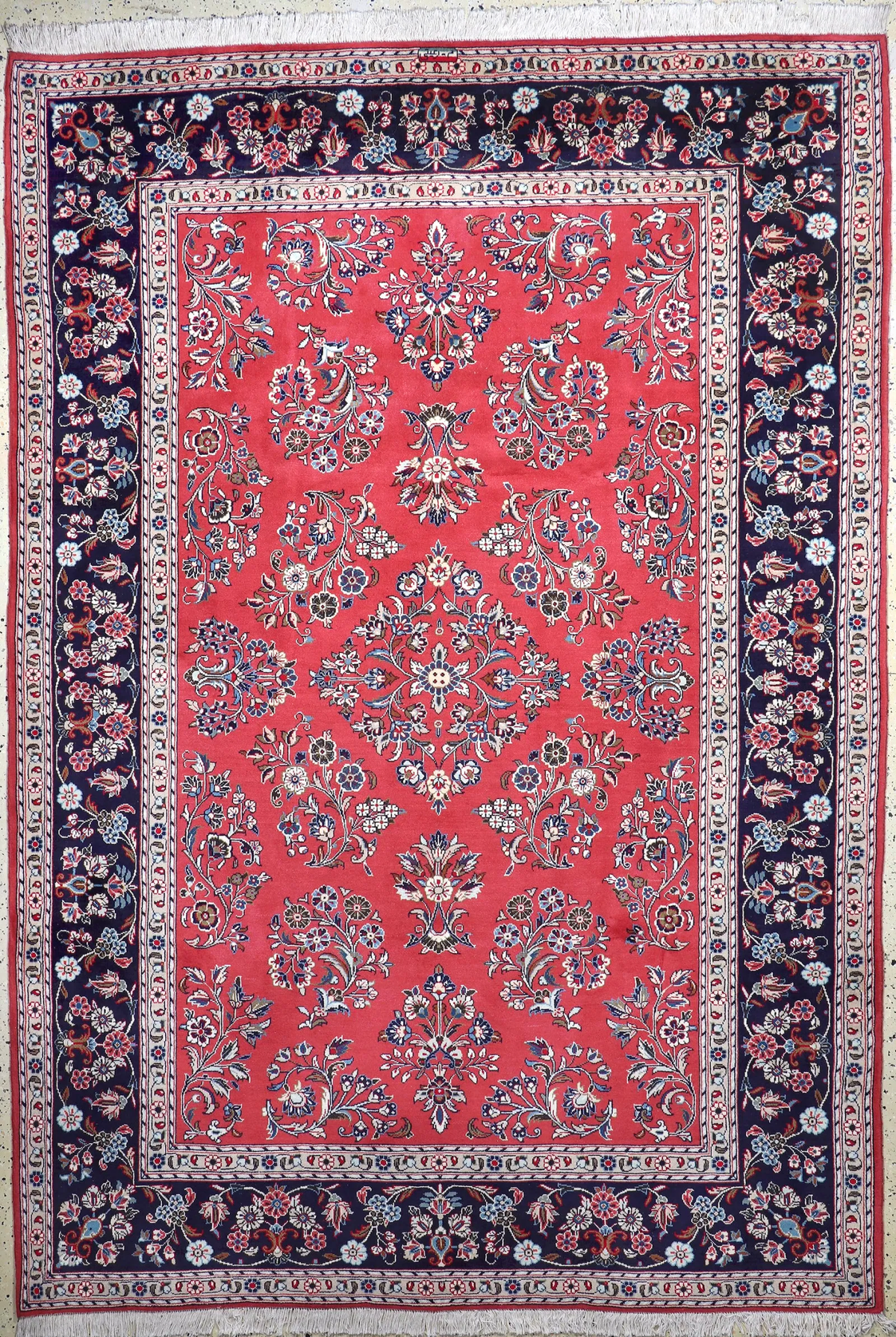 Persian Sarouk Rug | 6' 11" x 9' 10"
